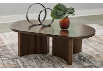 dark brown oc coffee table t   