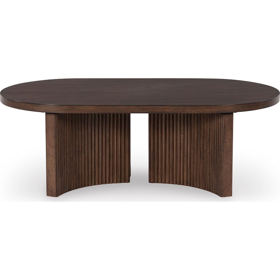 dark brown oc coffee table t   