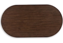 dark brown oc coffee table t   