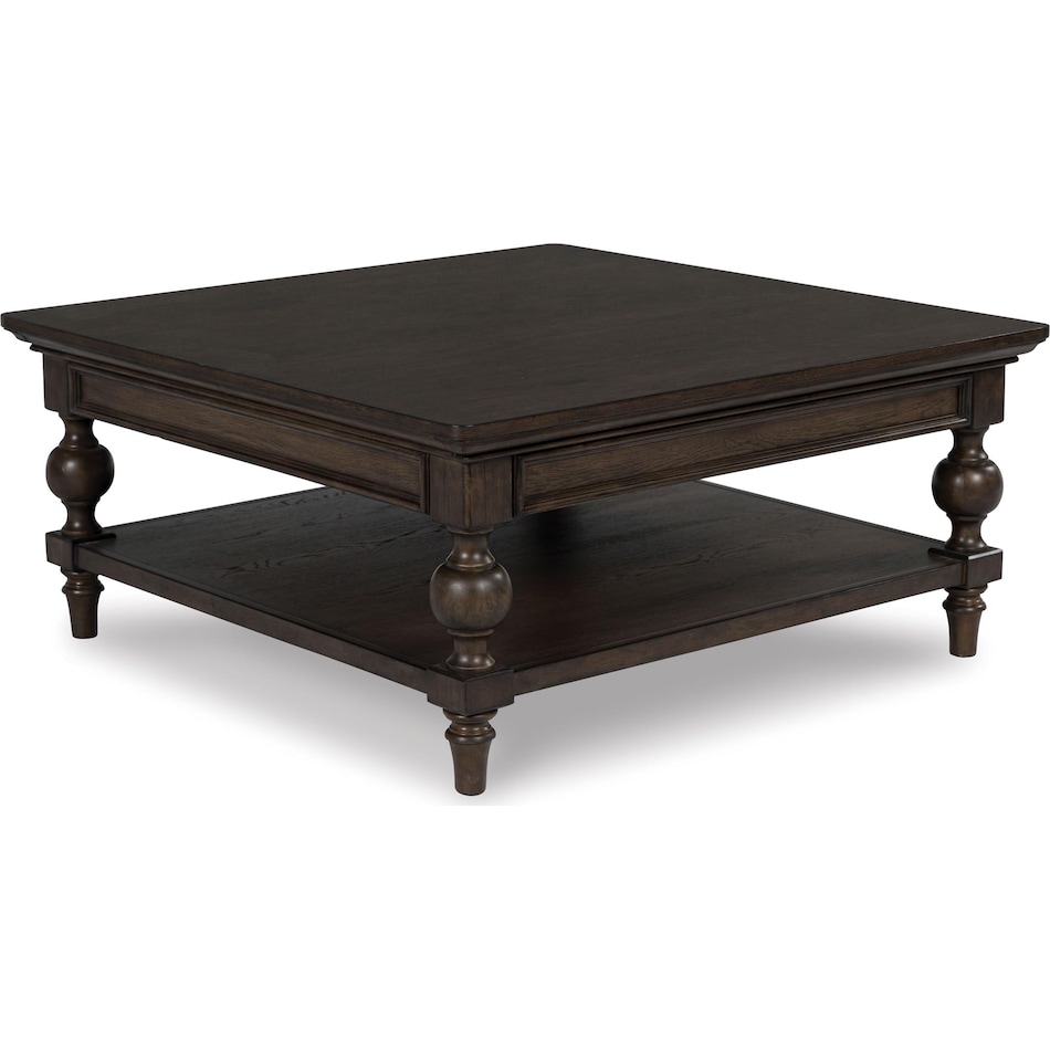 dark brown oc coffee table t   