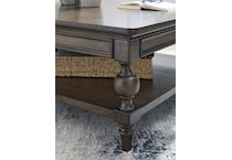 dark brown oc coffee table t   