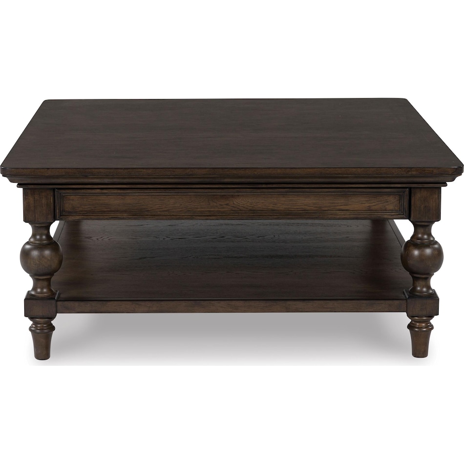 dark brown oc coffee table t   