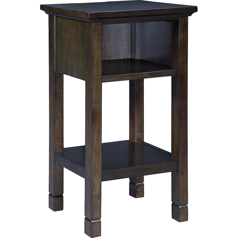 dark brown oc end chairside table a  