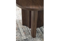 dark brown oc end chairside table t   