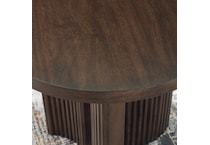 dark brown oc end chairside table t   