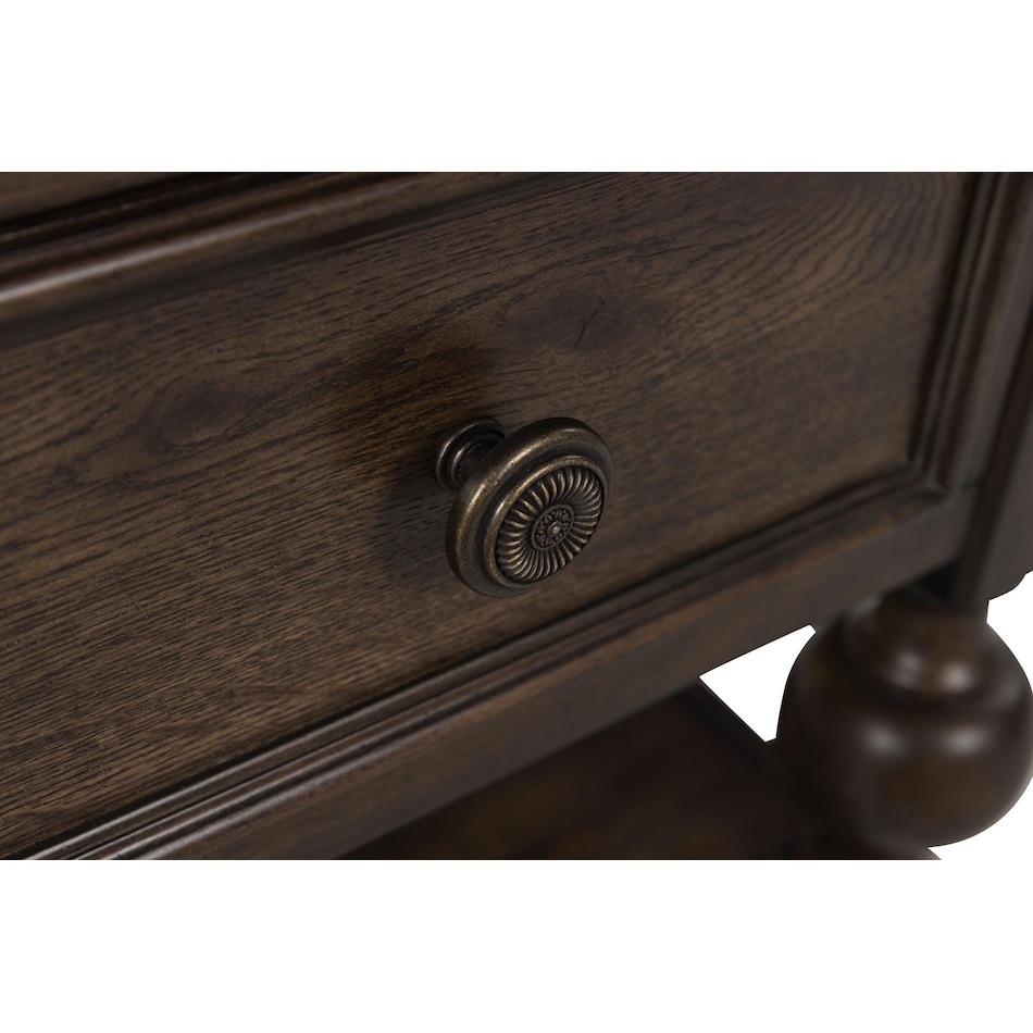 dark brown oc end chairside table t   