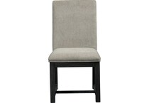 dark gray dining chair d   