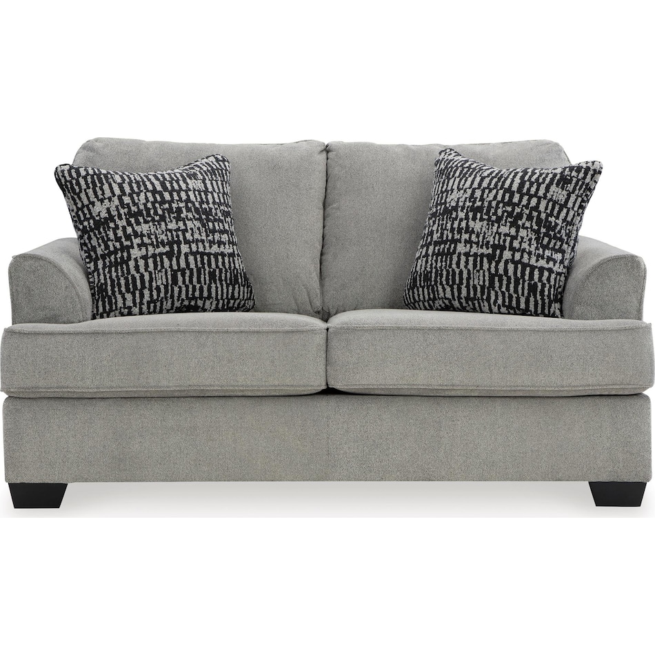 deakin living room gray st loveseat   