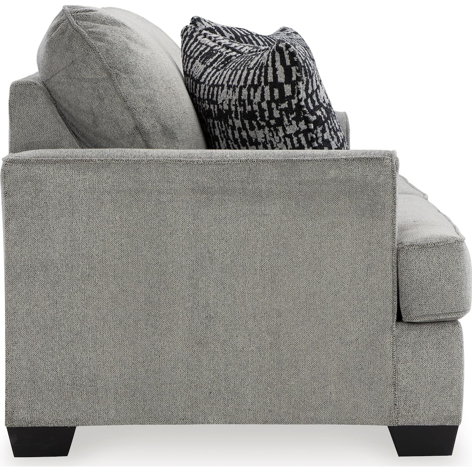 deakin living room gray st loveseat   