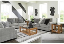 deakin living room gray st loveseat   