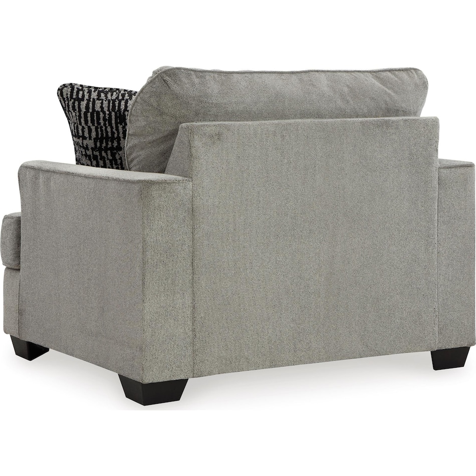 deakin living room gray st stationary fabric chair   