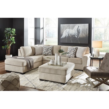 Decelle 2-Piece Sectional with Chaise - Left Facing