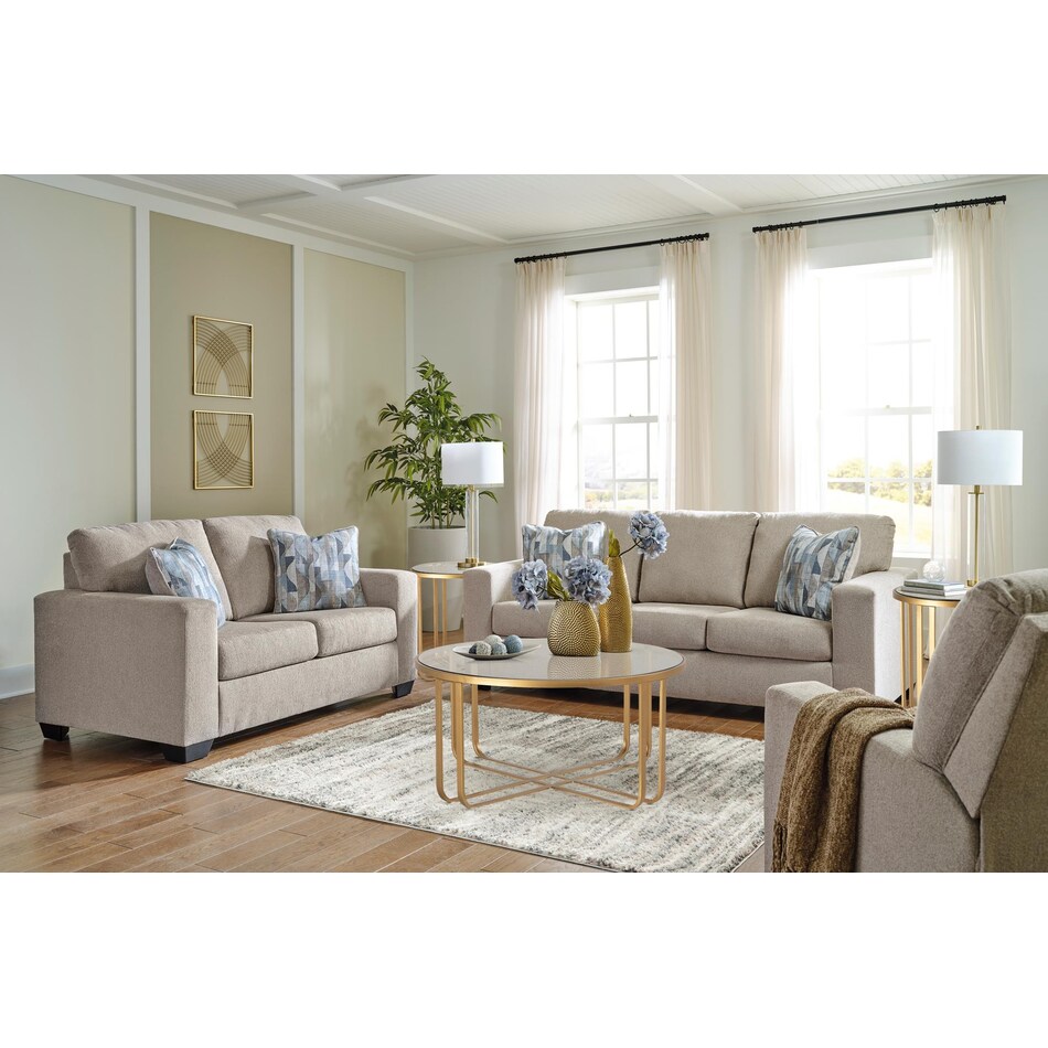 deltona living room beige st stationary fabric sofa   