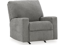 deltona living room graphite mt fabric recliner manual   