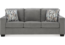 deltona living room graphite st stationary fabric sleeper   