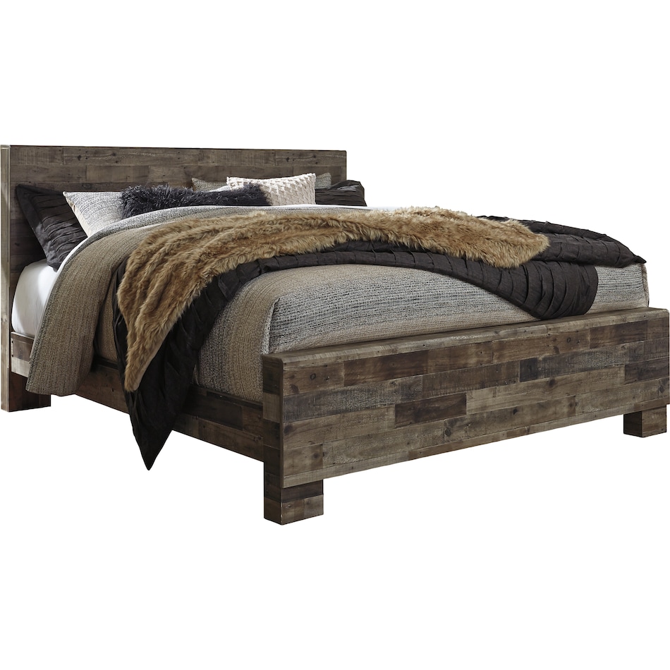 derekson gray queen panel bed apk b qpb  