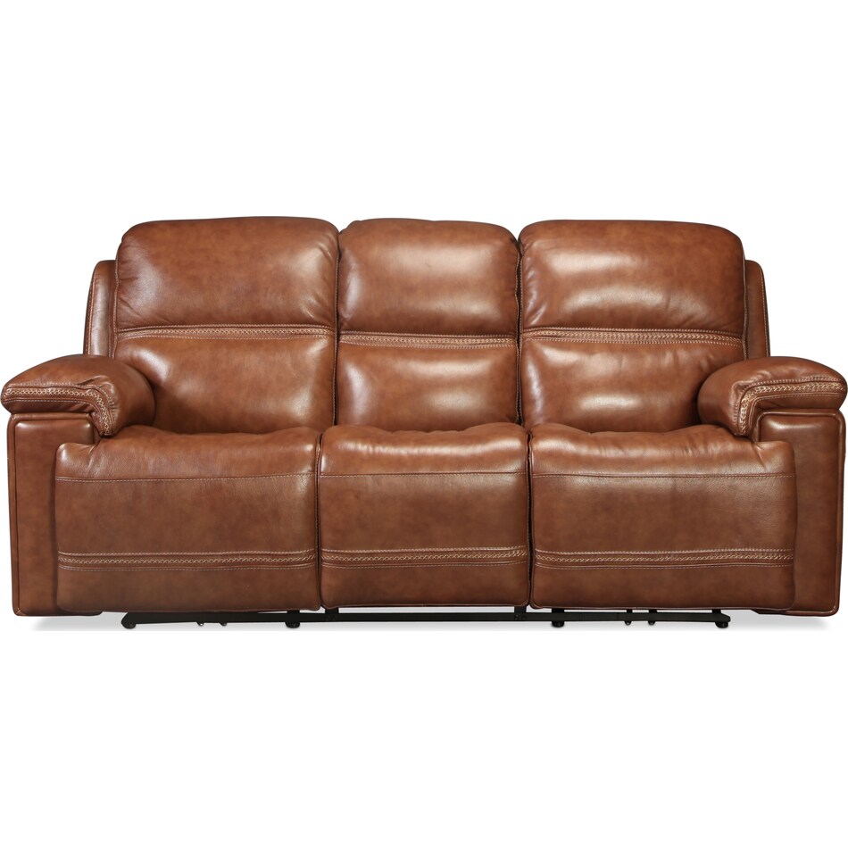diego brown power reclining sofa   