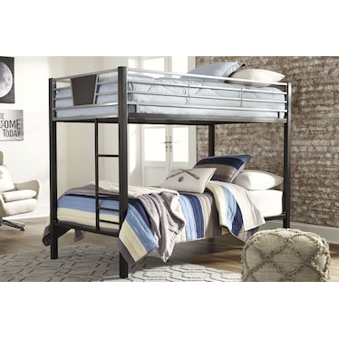 Dinsmore Twin over Twin Bunk Bed with Ladder