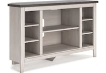 dorrinson two tone et entertainment console w   