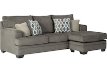 dorsten gray st feo stationary fabric sofa   