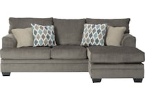 dorsten gray st feo stationary fabric sofa   