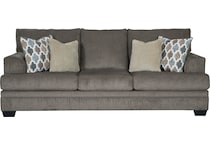 dorsten gray st feo stationary fabric sofa   