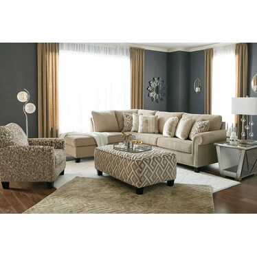 Dovemont 2-Piece Sectional with Chaise - Left Facing