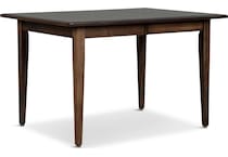 eagle mountain dark brown dr dining table reg hgt   