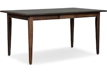 eagle mountain dark brown dr dining table reg hgt   