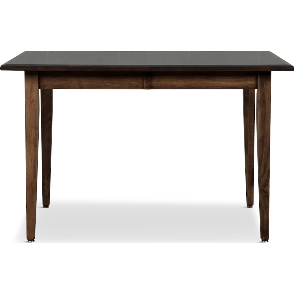 eagle mountain dark brown dr dining table reg hgt   