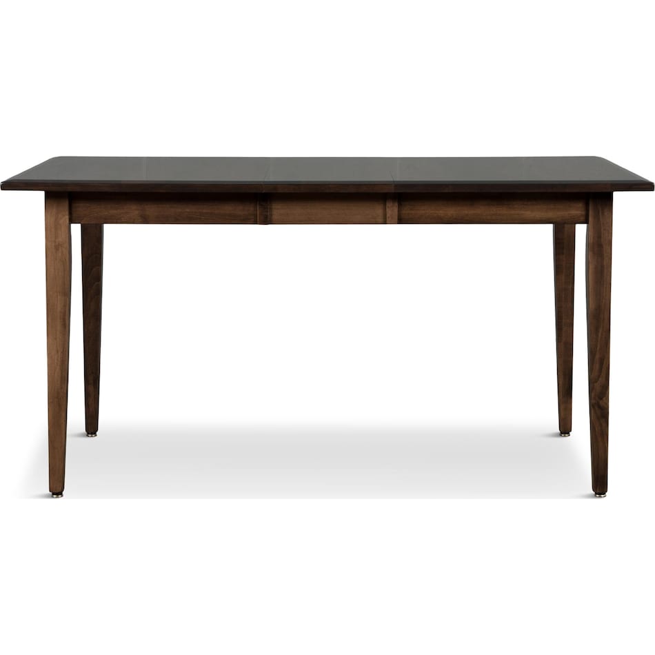 eagle mountain dark brown dr dining table reg hgt   