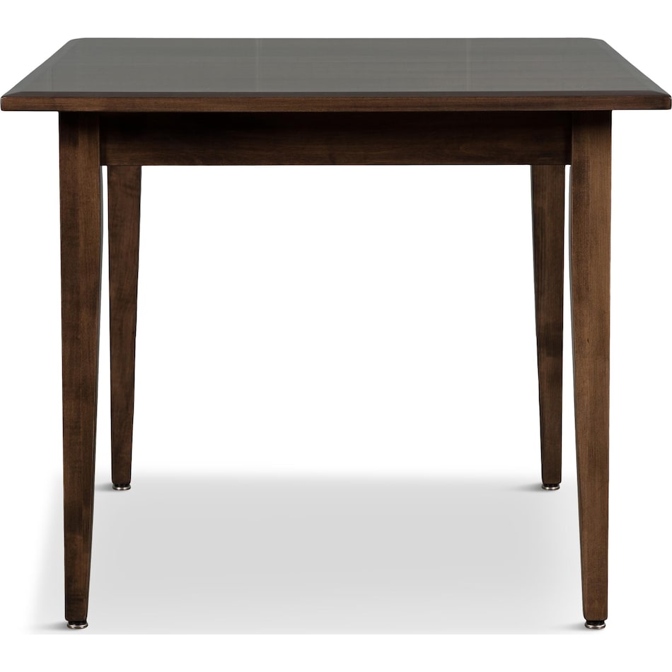 eagle mountain dark brown dr dining table reg hgt   