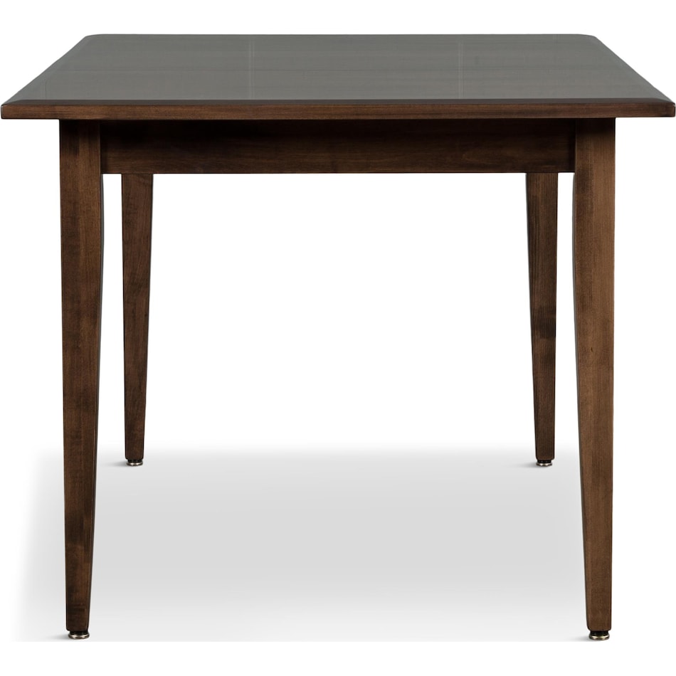 eagle mountain dark brown dr dining table reg hgt   