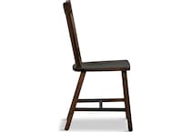 eagle mountain dark brown dr side chair   