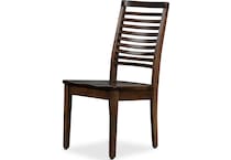 eagle mountain dark brown dr side chair   