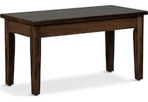 eagle mountain dark brown dr bench   