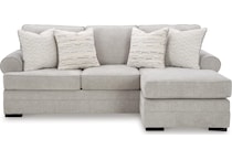 eastonbridge living room gray st stationary fabric sofa   