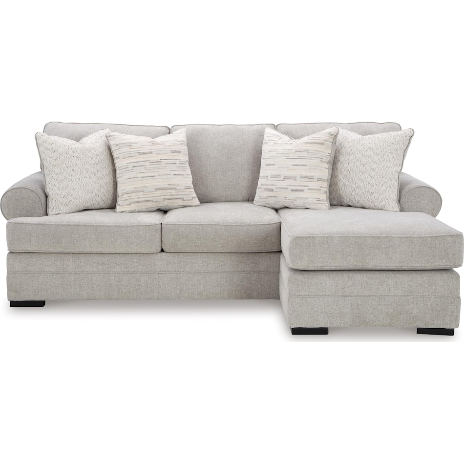 eastonbridge living room gray st stationary fabric sofa   