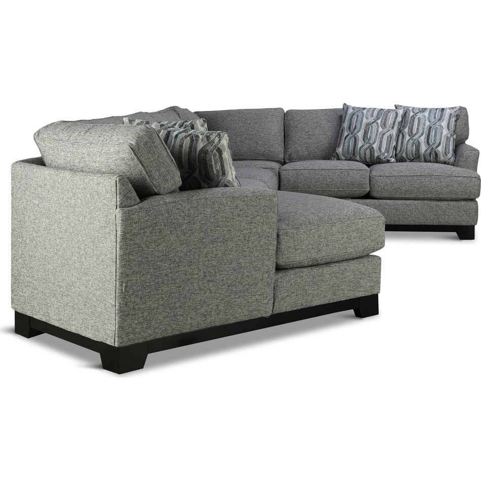 eberly living room   j louis gray  piece sectional p  