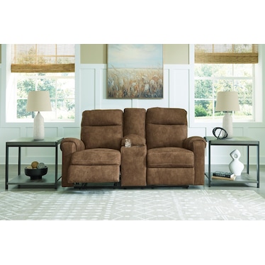 Edenwold Reclining Console Loveseat