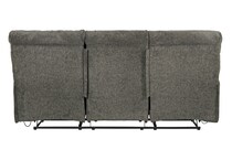 edie gray reclining sofa   