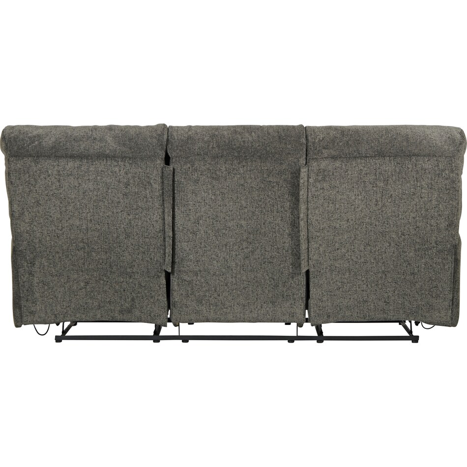edie gray reclining sofa   