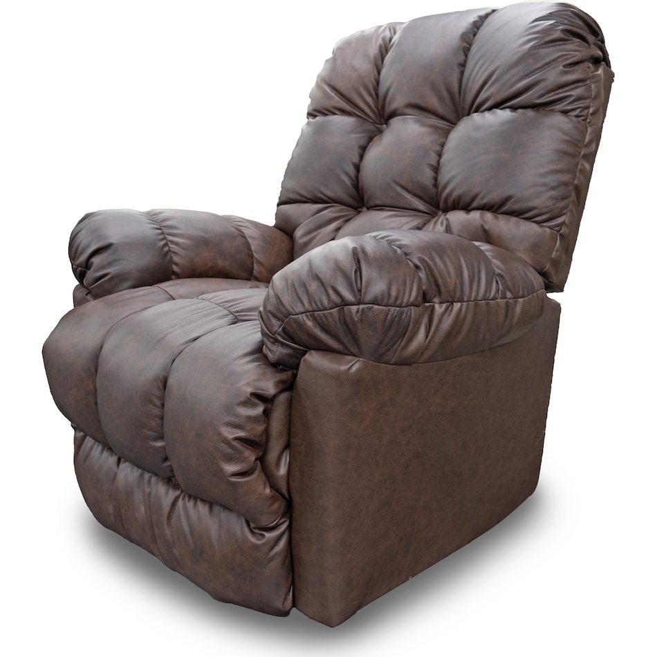 Demara Rocker Recliner In El Paso Walnut With Power Recline