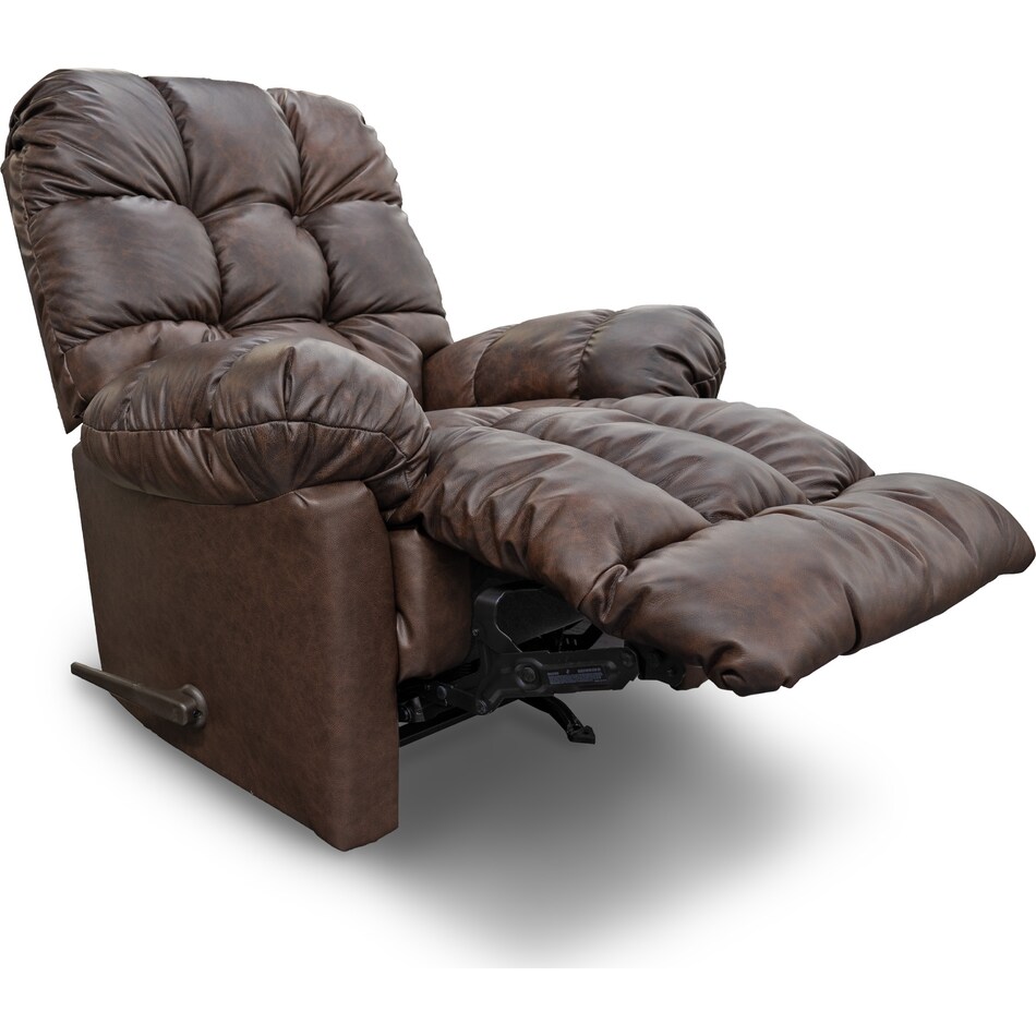 Demara Rocker Recliner In El Paso Walnut With Power Recline