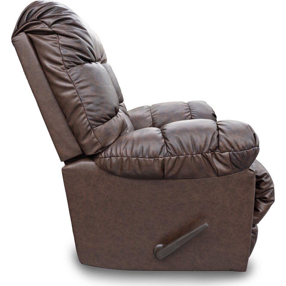 Demara Rocker Recliner In El Paso Walnut With Power Recline