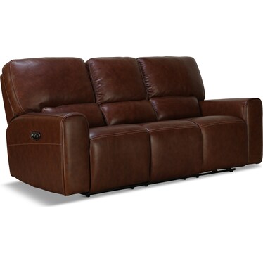 Eli Leather Power Reclining Sofa