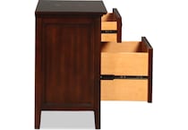 ellsworth youth brown br youth nightstand   