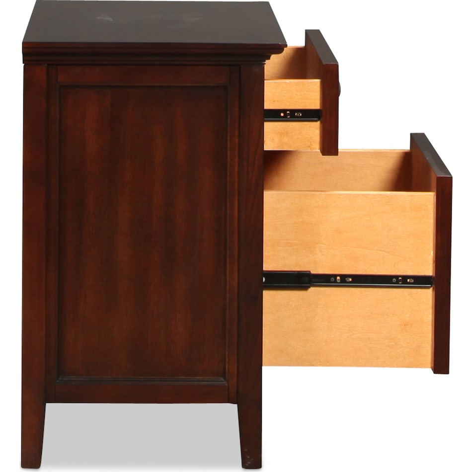 ellsworth youth brown br youth nightstand   