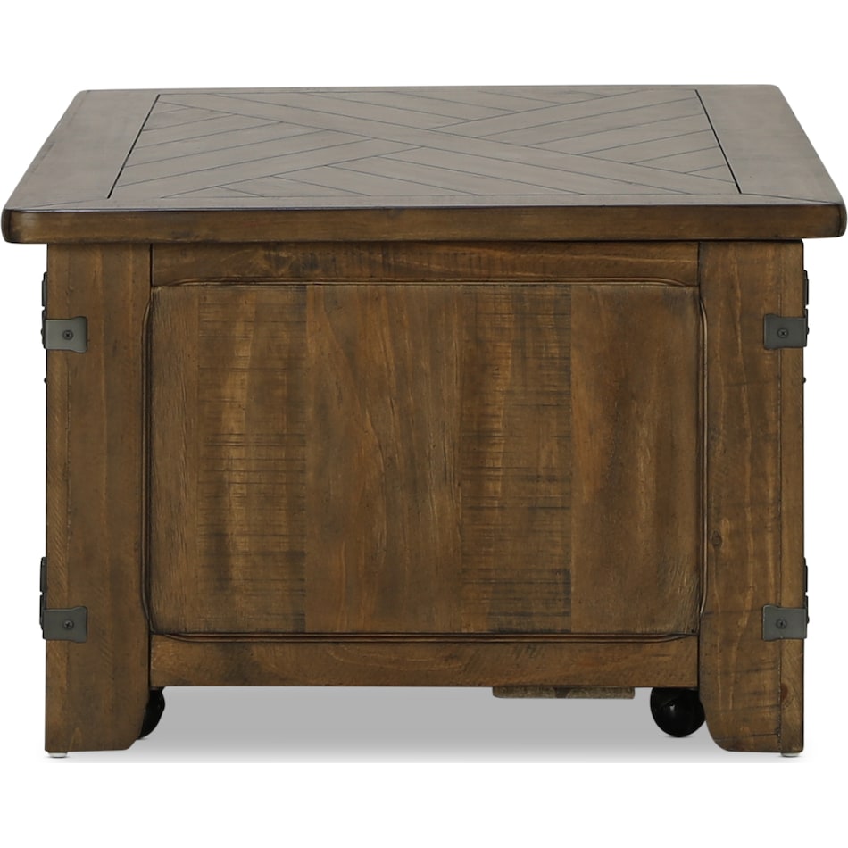 emerson occasional farmhouse timber lift top coffee table   