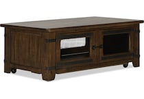 emerson occasional farmhouse timber lift top coffee table   